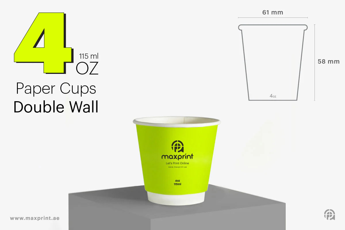 10000 Paper Cups Double Wall 4 oz