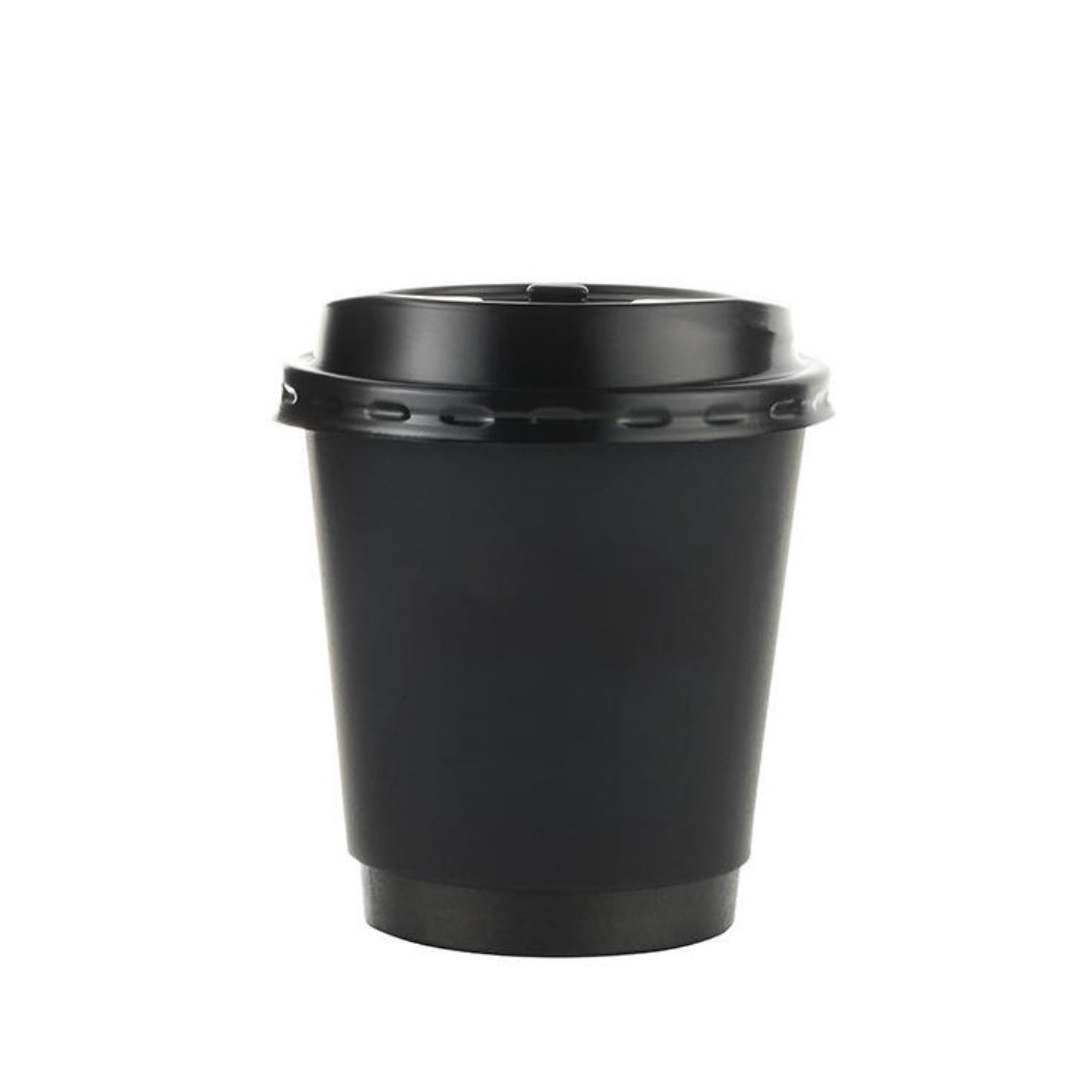 1000 4oz Double Wall Paper Cups – Matte Finish and Black Bottom