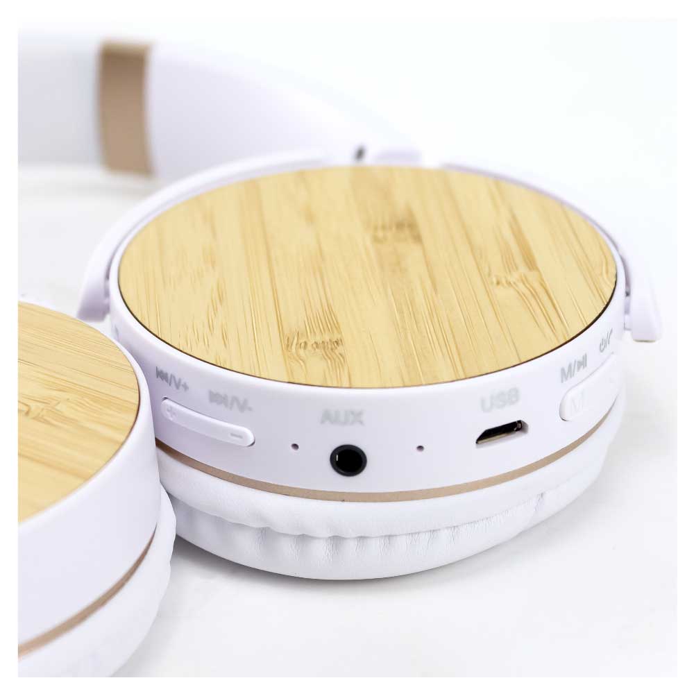 50 Bluetooth Headphone with Bamboo Touch