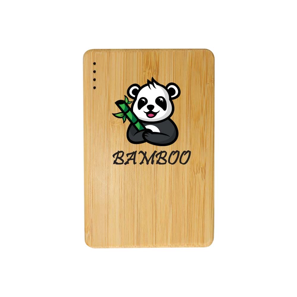 100 Bamboo Powerbank 5000 mAh Type C Input and Output