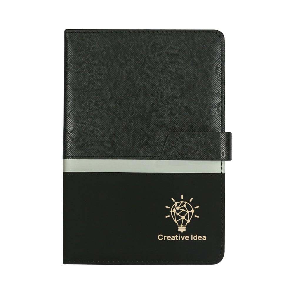 50 Dorniel A5 Size PU Notebooks with Magnetic Flap