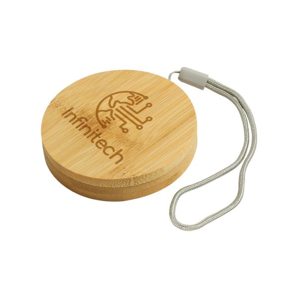 150 Multi-Charging Cable Set in Round Bamboo Case