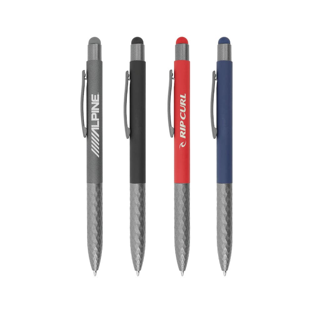 50 Stylus Metal Pens with Textured Grip