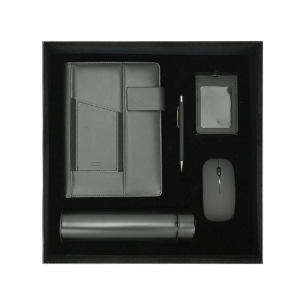 10 Corporate Office Gift Set in Black Cardboard Box