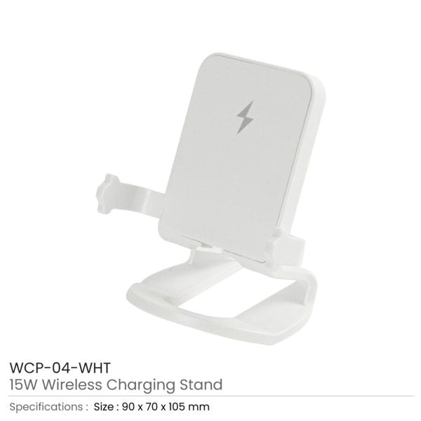 50 Desktop Wireless Charging Stands 15W Fast Charging