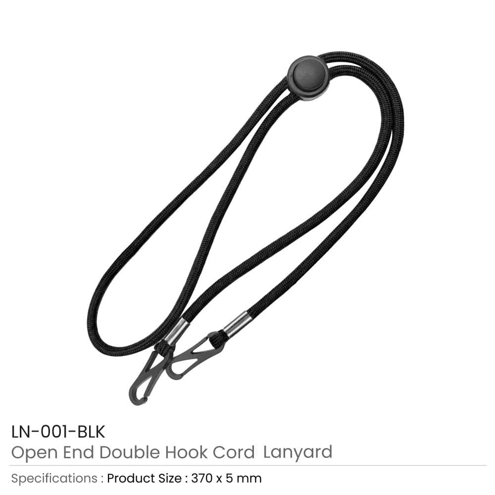 1500 Double Hook Cord Lanyards