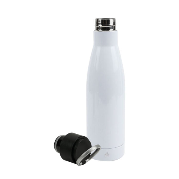 50 Double Wall SS Bottles, Twist-off Lid, SS Foldable Handle, 500ml