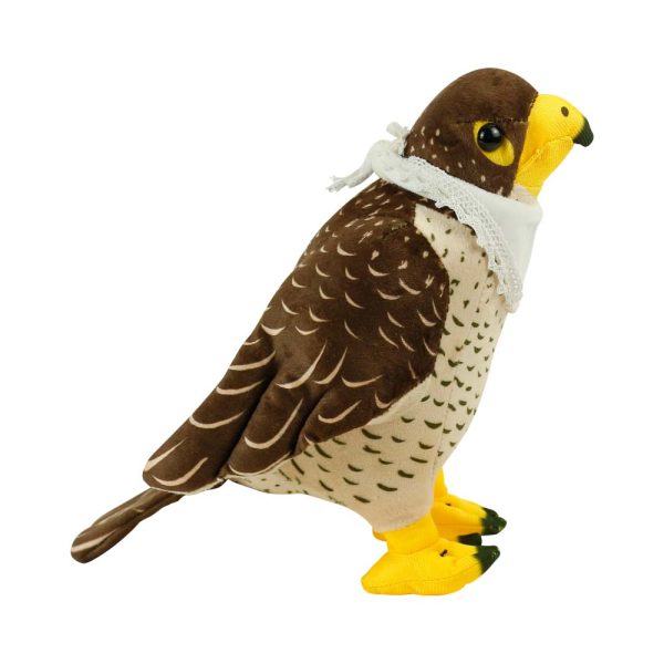 60 Falcon Plush Toys with White Scarf for Branding 22 cm