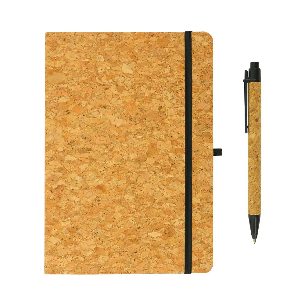 50 Cork Notebook and Ball Pen Gift Set