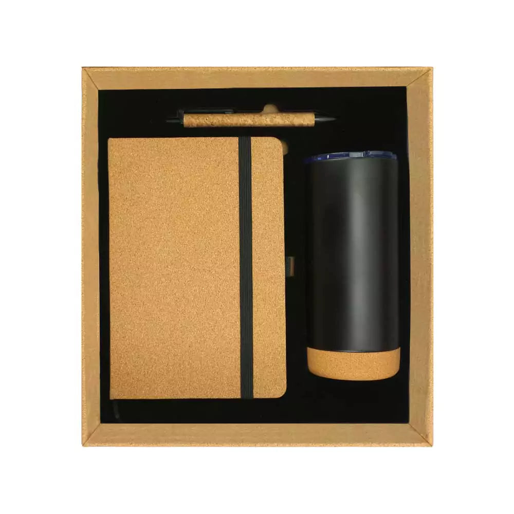 50 Cork Notebook Ball Pen and Tumbler Gift Sets