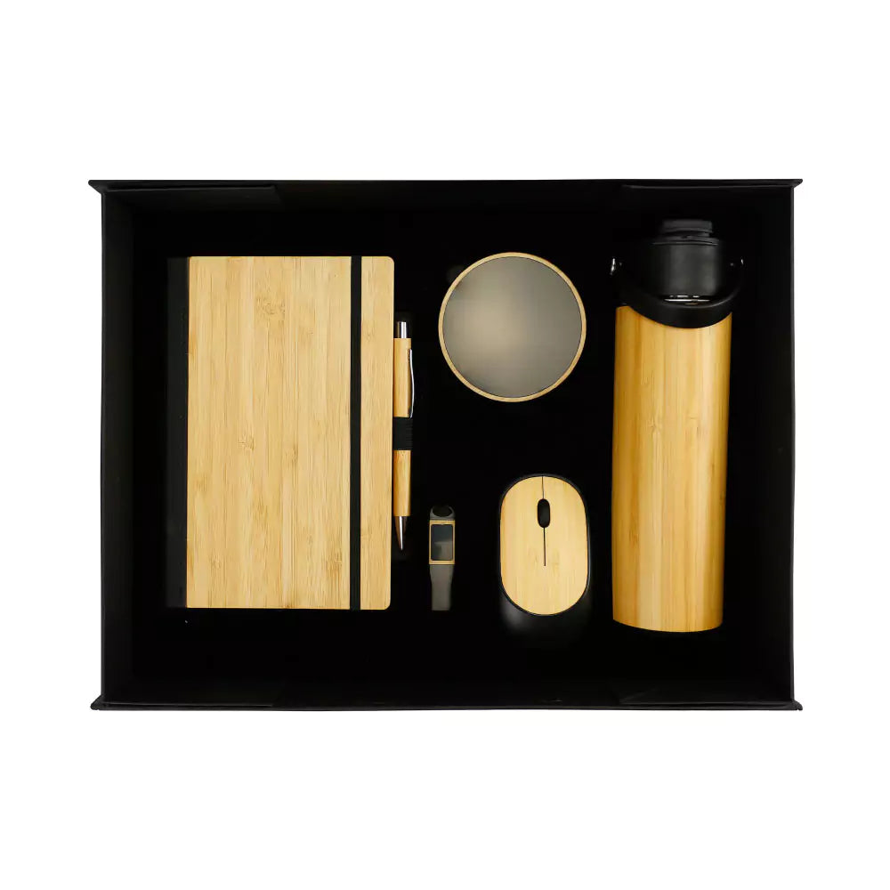 50 Eco-Friendly Gift Sets in a Black Cardboard Box