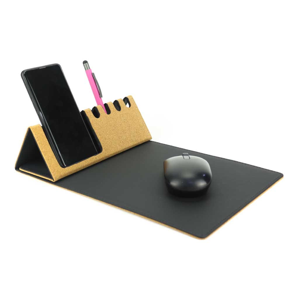 50 Multi Function Foldable Cork+PU Mousepad