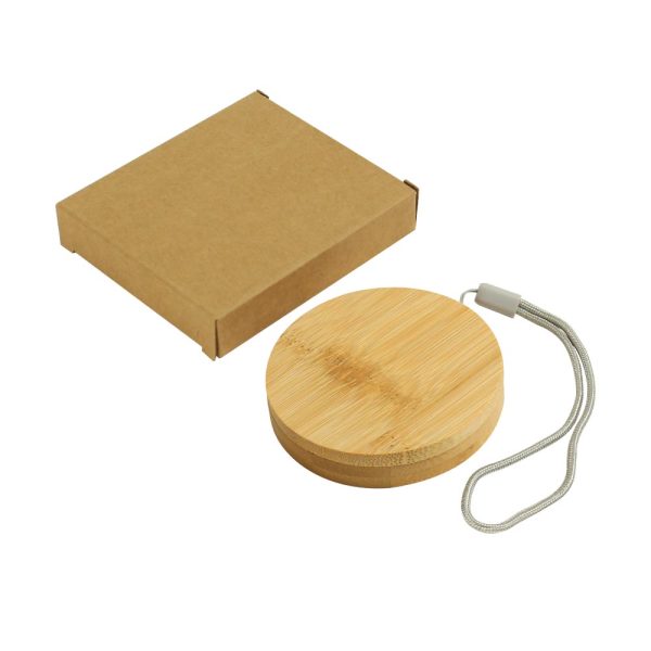 150 Multi-Charging Cable Set in Round Bamboo Case