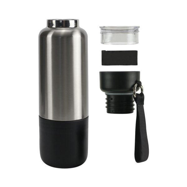 30 Multi-function SS Bottles, Double Wall, Base Cup, Lanyard, 500ml