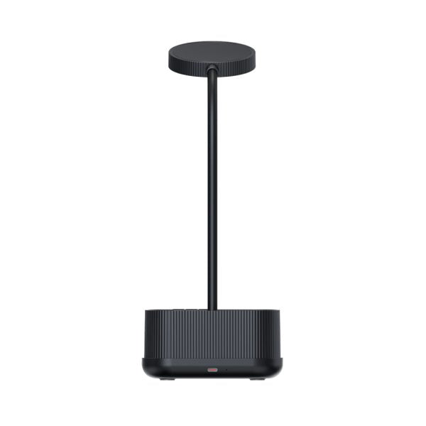 24 Desk Lamp with 15W Wireless Charger, Clock and Pen Holder