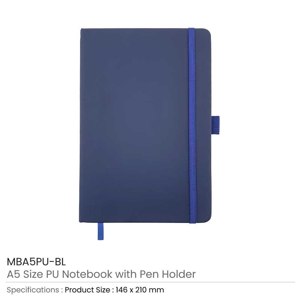 50 PU Notebook with Pen Holder