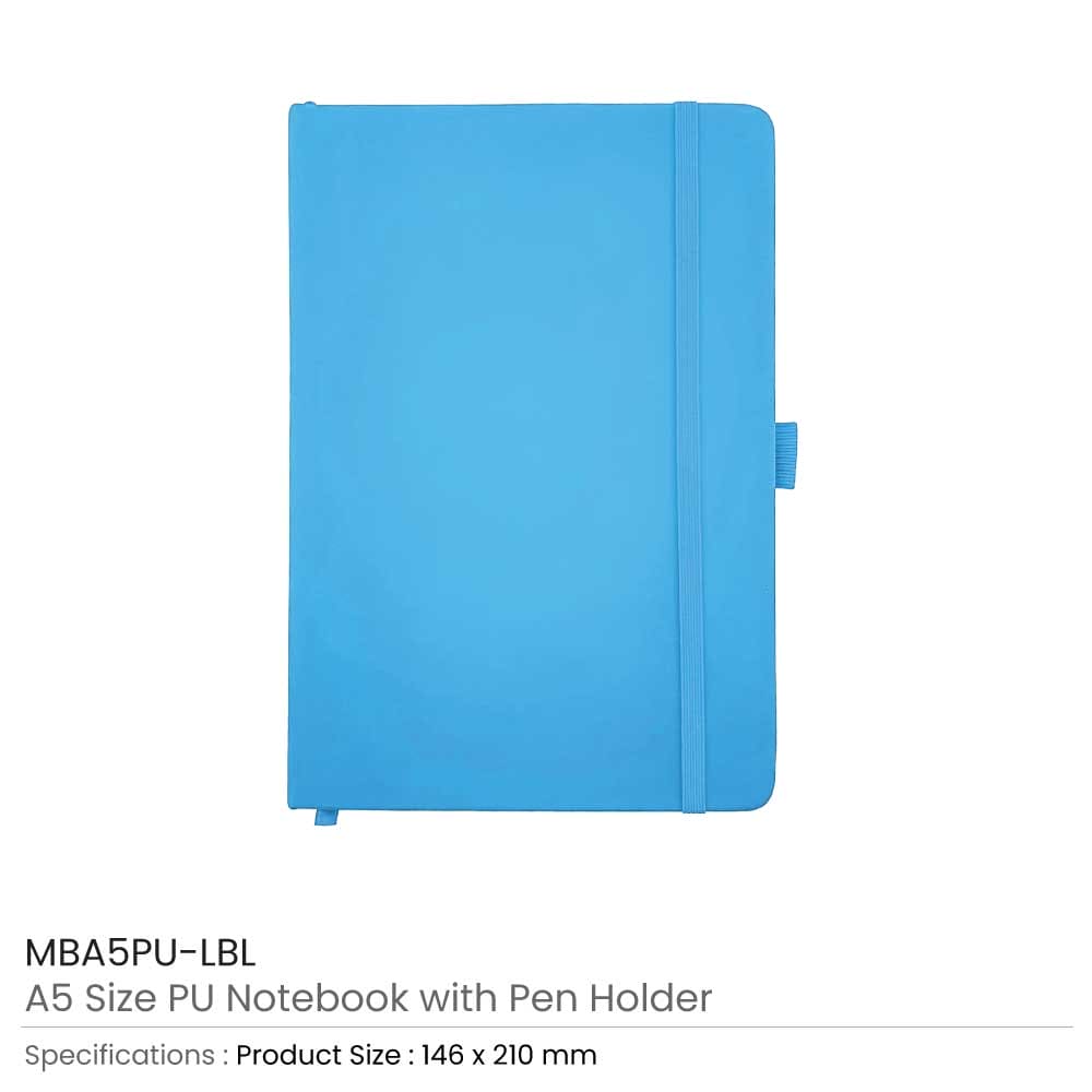 50 PU Notebook with Pen Holder