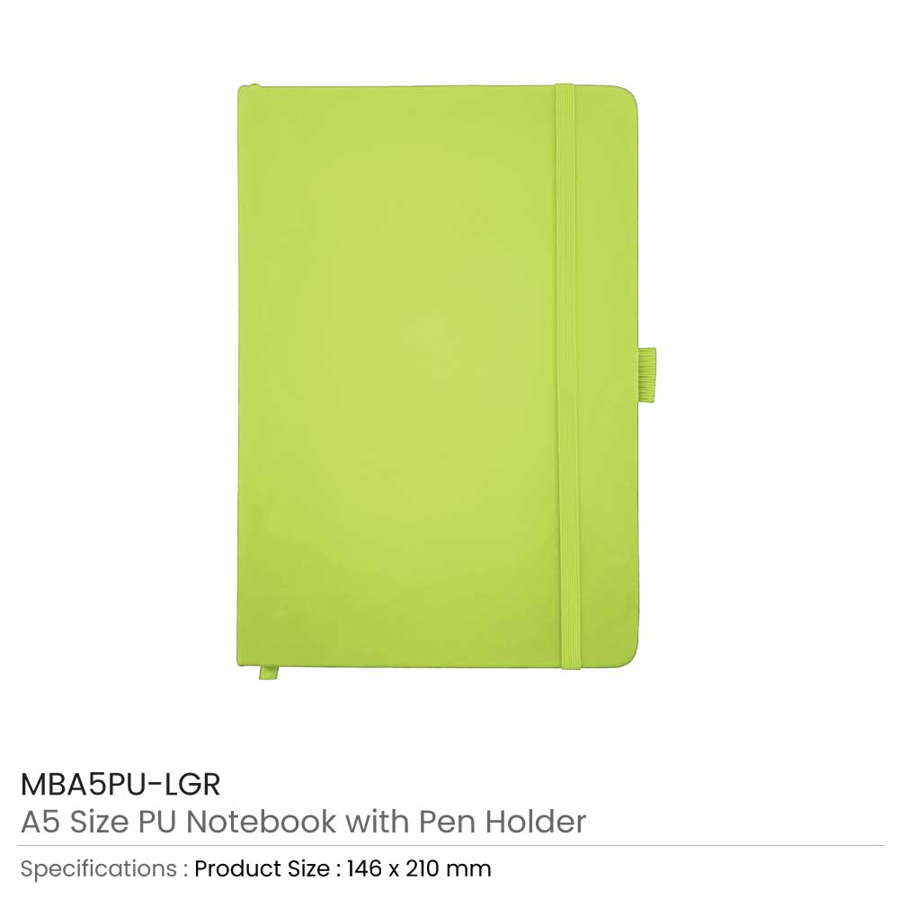 50 PU Notebook with Pen Holder