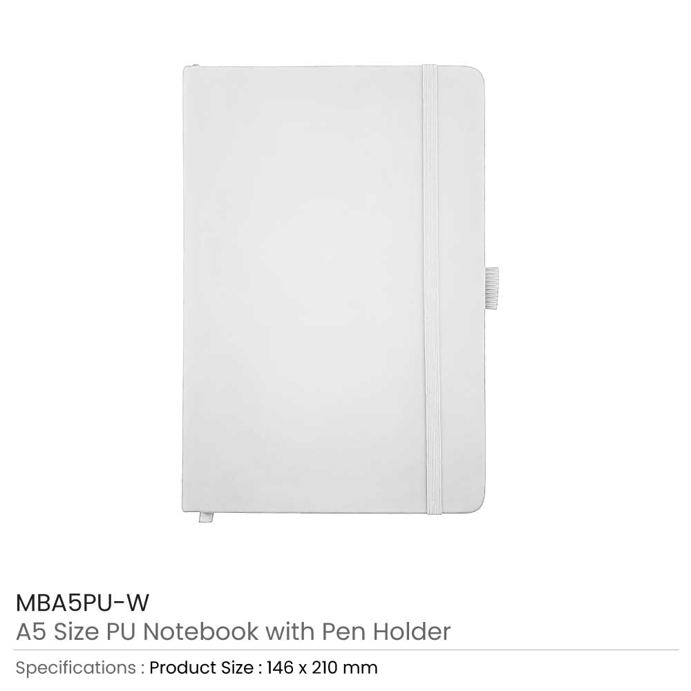 50 PU Notebook with Pen Holder