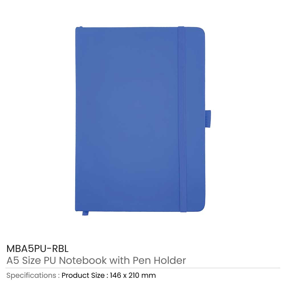 50 PU Notebook with Pen Holder