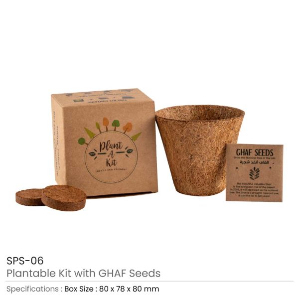 150 Plantable Kit with GHAF Seeds in Kraft Box