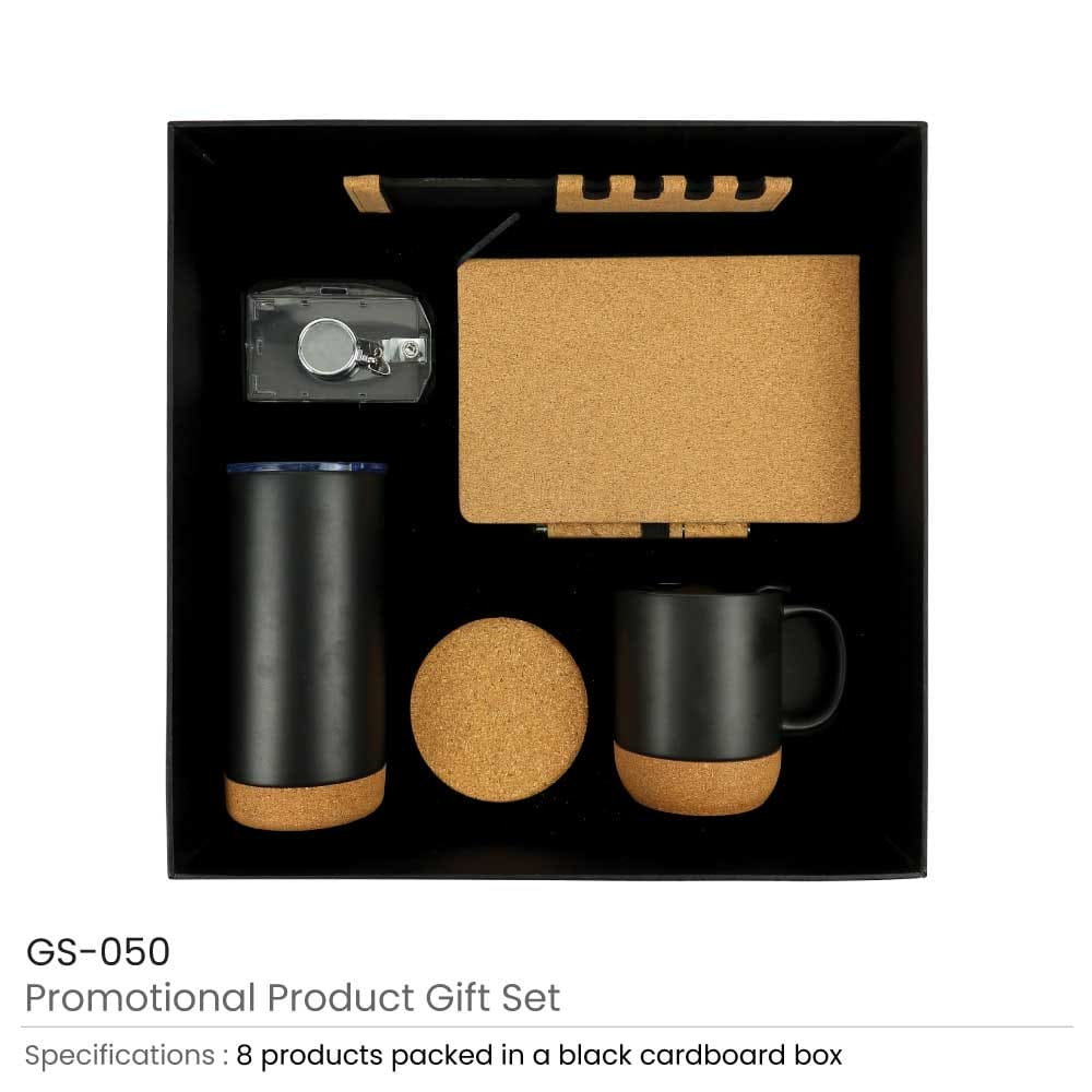 1 Promotional Gift Sets with Black Cardboard Gift Box