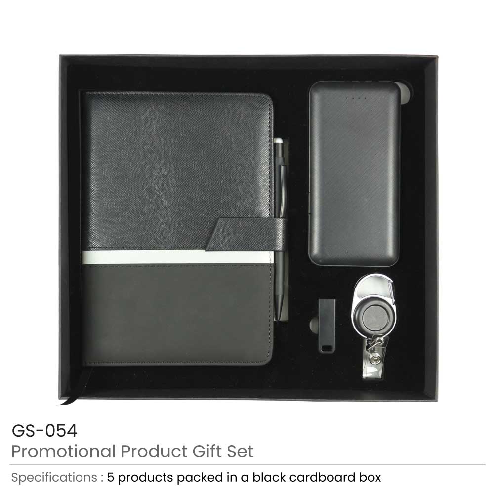 1 Promotional Gift Sets with Black Cardboard Gift Box