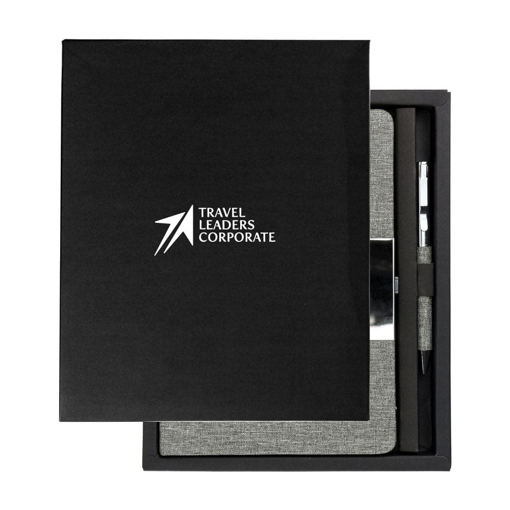 30 RPET Notebook and Pen Gift Sets