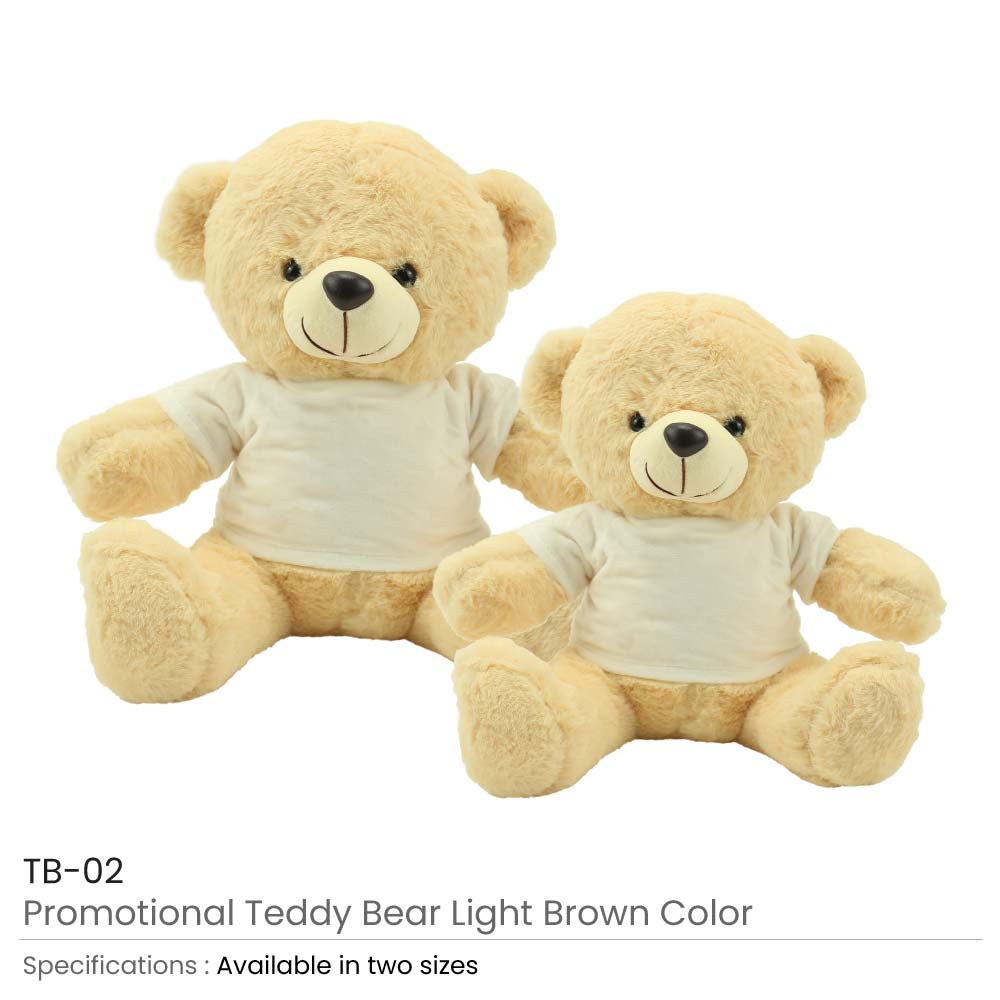 1 Promotional Teddy Bear Toys with Printable White Tshirt