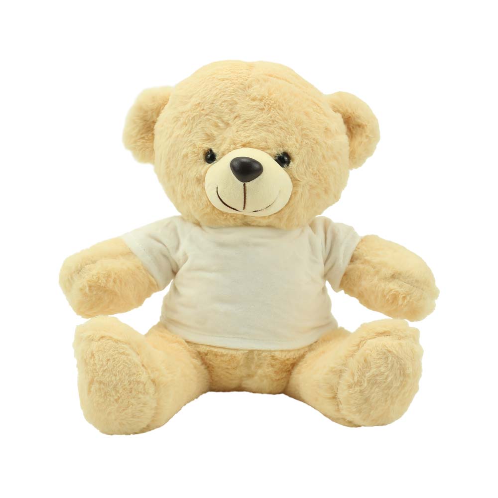 1 Promotional Teddy Bear Toys with Printable White Tshirt