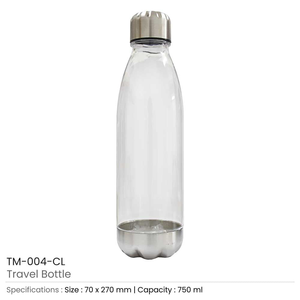 50 Transparent Water Bottles