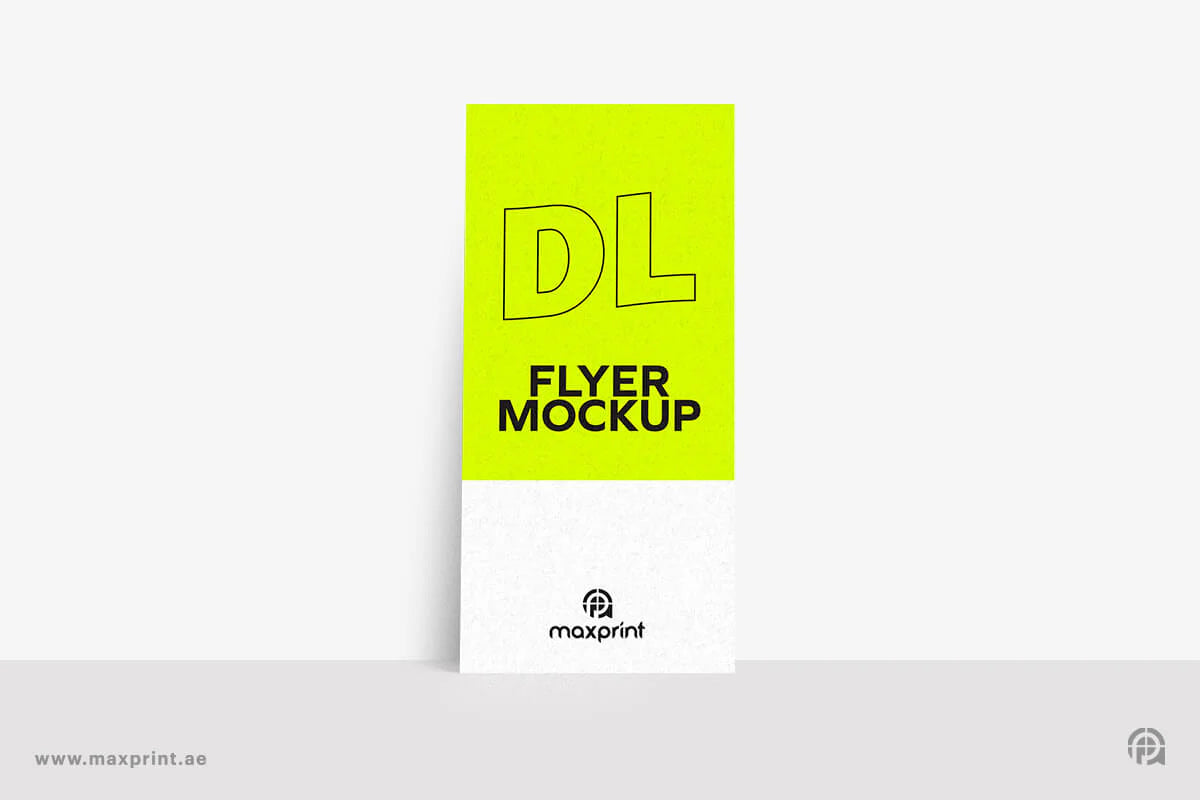 5000 Flyers DL (9.7 × 20 cm), 115 GSM, Glossy Paper