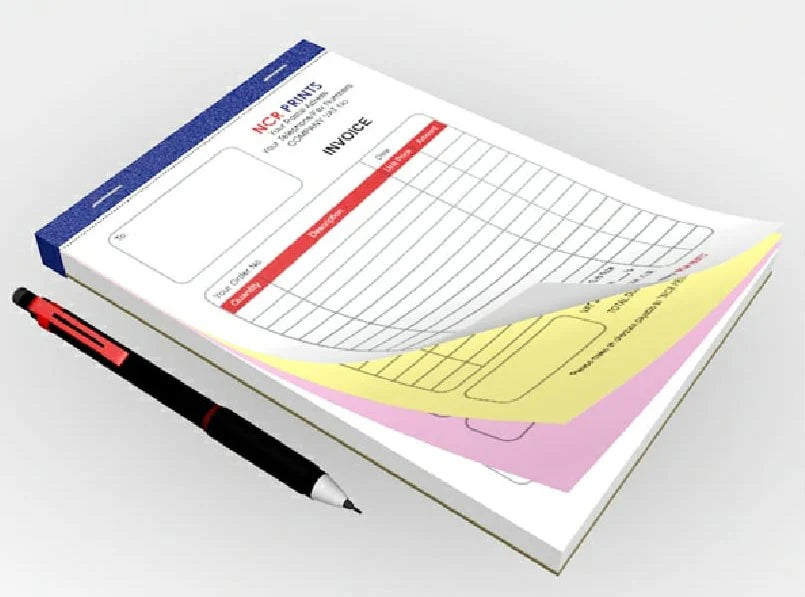 10 NCR Books A4 Full Color Printing 1 + 1