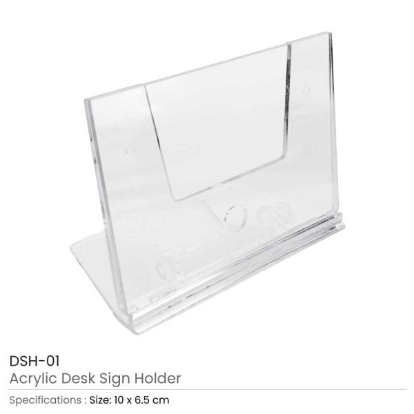 40 Acrylic Desk Sign Holders