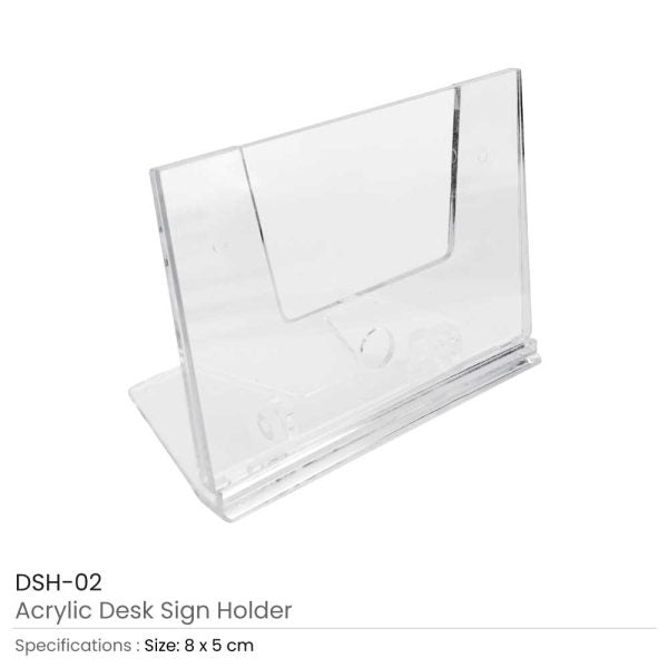 40 Acrylic Desk Sign Holders