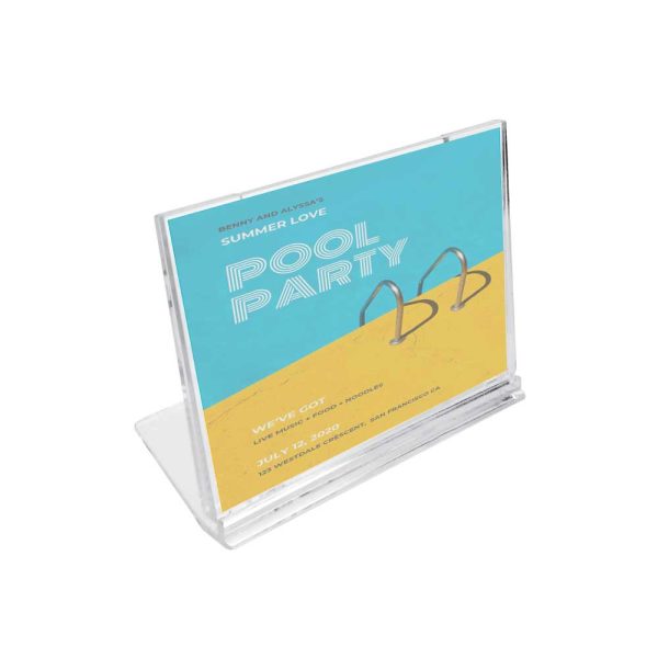 40 Acrylic Desk Sign Holders