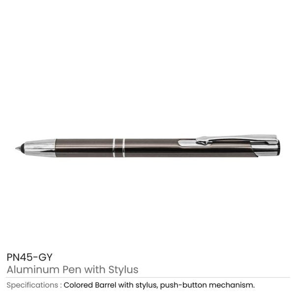 500 Aluminum Pens with Stylus