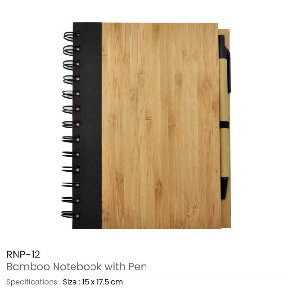 50 Bamboo Notebook with Pen