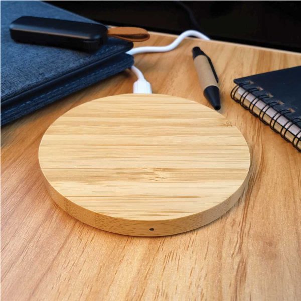 100 Bamboo Wireless Charging Pad