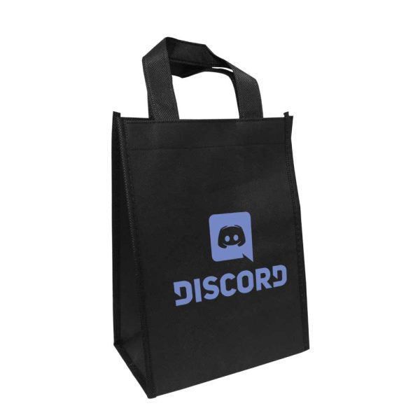 200 A5 Black Non Woven Shopping Bags