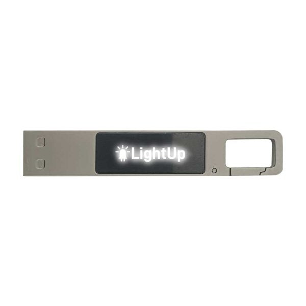 50 Light-Up Logo USB with Snap Hook