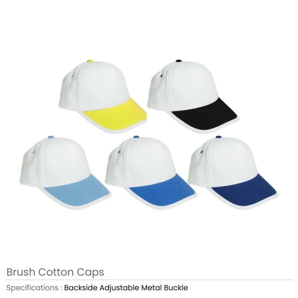 150 Brushed Cotton Caps