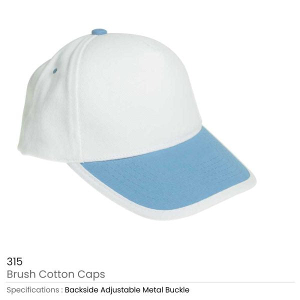 150 Brushed Cotton Caps