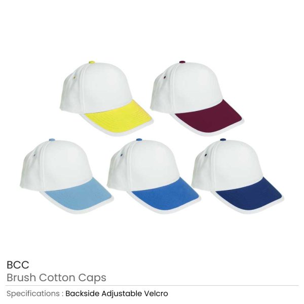 150 Brushed Cotton Caps