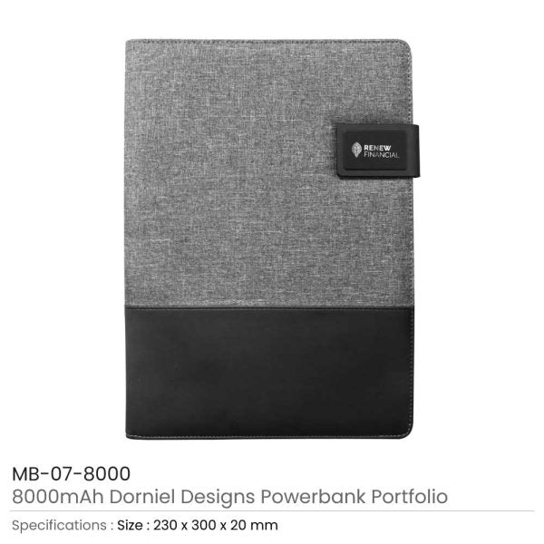 15 Dorniel Portfolio with Power Bank