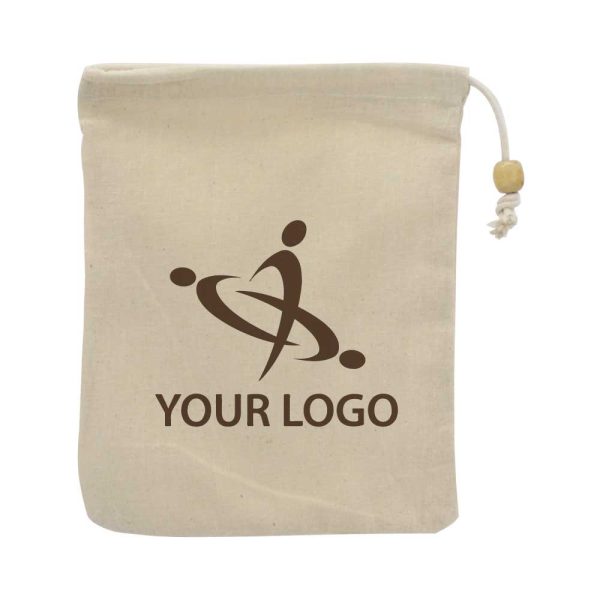 800 Cotton Pouch Bags with Drawstring