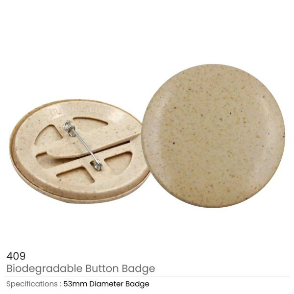 5000 Eco-Friendly Button Badges