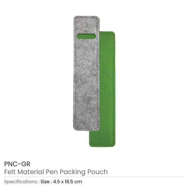 50 Felt Material Pen Packaging Pouch