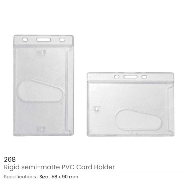 1000 Flexible PVC ID Card Holders