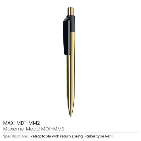 50 Mood Metal Pens